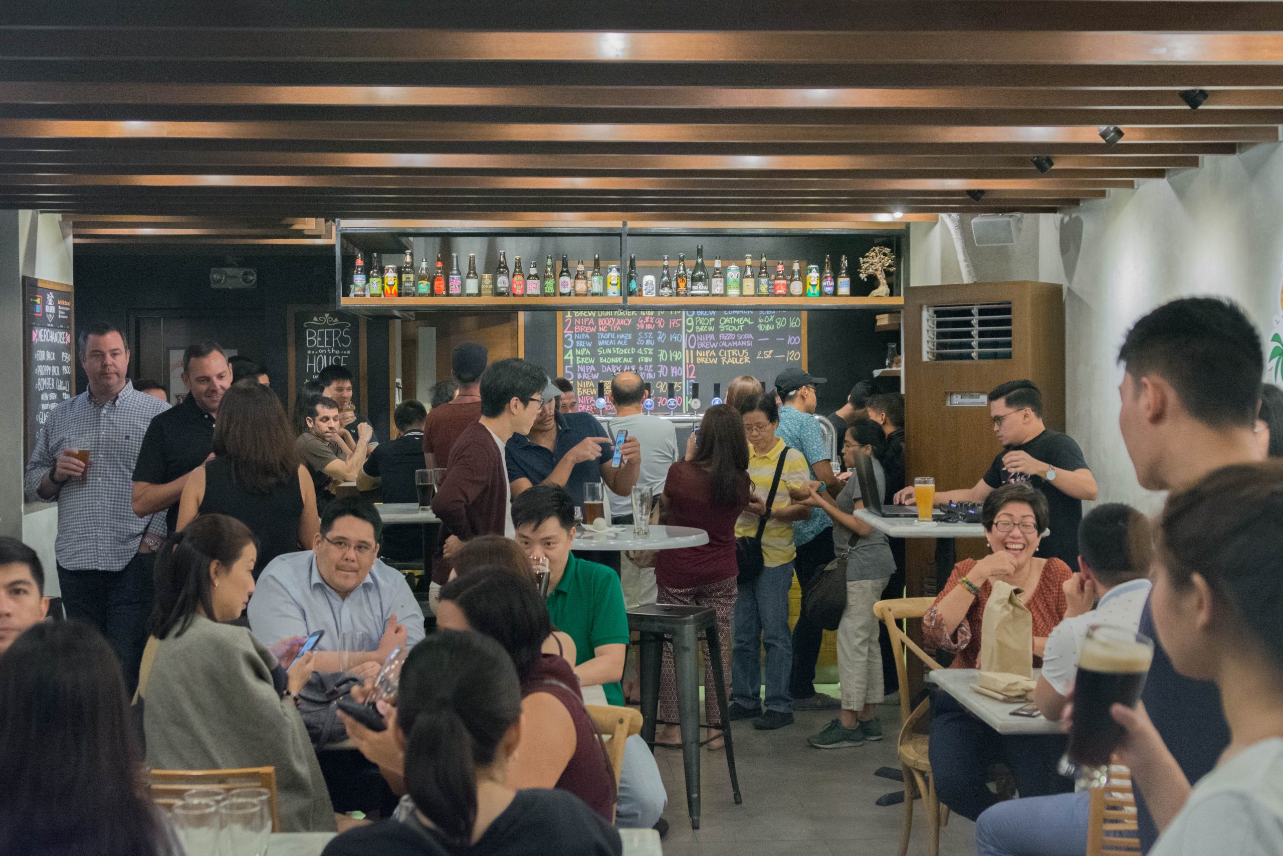 Nipa Brew Taproom in Kamagong St, Makati is open for event reservations